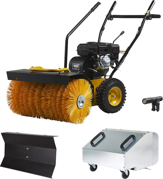 Schneefräse 619TG 3in1 179ccm, Breite 60cm, 4,8PS, 4Takt, 3xVor.1xRück., mit Antrieb Radantrieb, Texas Handy Sweep Kehrmaschine Benzin