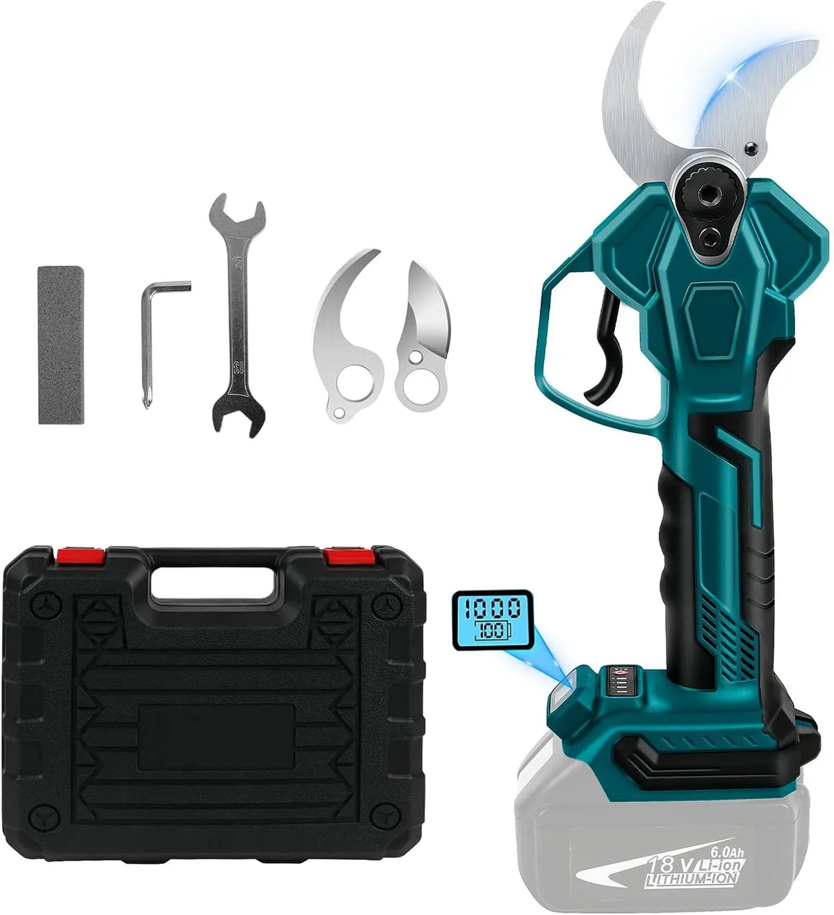 Makita Akku Astschere Kompatibel mit 18 v, Max Öffnung 65 mm, No Batterie, Blumen, 40 mm Schnittdurchmesser
