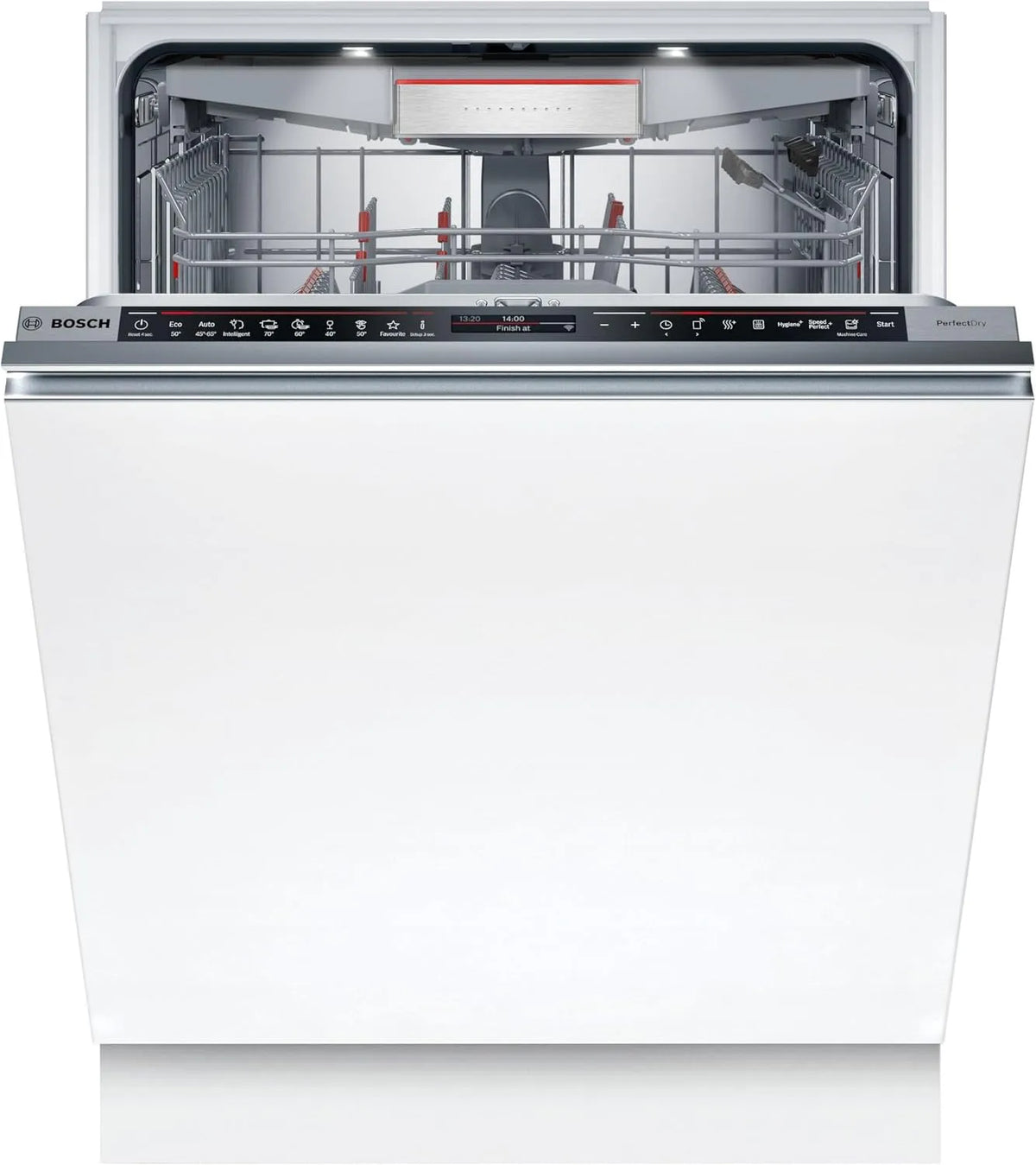 Bosch Geschirrspüler SBD8TCX04E, ckschublade, Serie 8, Smarter XXL Vollintegriert 60 cm, Spülmaschine Made in Germany, starke Reinigung, Rackmatic
