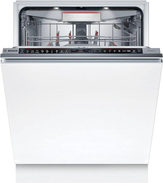 Bosch Geschirrspüler SBD8TCX04E, ckschublade, Serie 8, Smarter XXL Vollintegriert 60 cm, Spülmaschine Made in Germany, starke Reinigung, Rackmatic