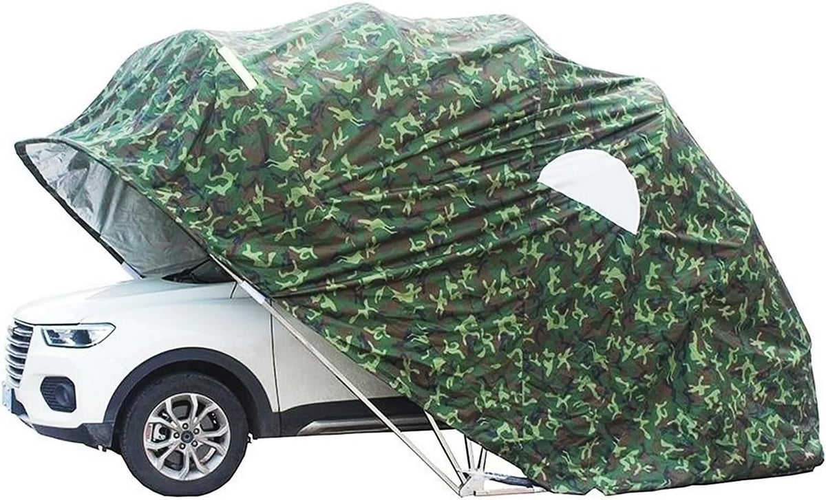 Carport Hydraulischer klappbarer, mit einziehbarem Design für den Außenbereich von Fahrzeugen und kältebeständigem Schutz
