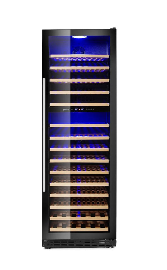 Hendi Kühlschrank 220-240V 595x685x, mit 2 Zonen, Platz für 160 Flaschen, Fassungsvermögen 447L, Leistung 150W, 1795mm, Weinkühlschrank