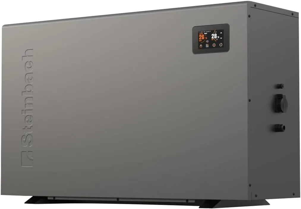Pool 049313Z R290-Kältemittel, Inverter Wärmepumpe bis 40.000 l, Heiz- und Kühlfunktion, Mit WLAN App-Steuerung, STEINBACH Wärmepumpe Silent 9