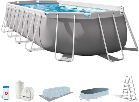 Intex Pool 20Ft 10Ft 48In, X X Prism Frame Oval Set