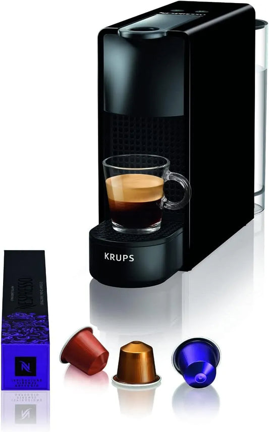 Nespresso Krups Kaffeemaschine YY2910FD, Essenza Mini in Schwarz Kapselmaschine