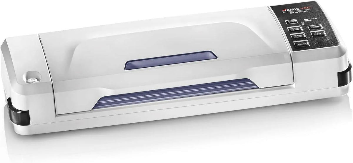 Magic Vac, Champion, Professionelle Multifunktionale Lebensmittel-Vakuummaschine, Für Vakuumbeutel und Kochen, Patentiert, Made in Italy