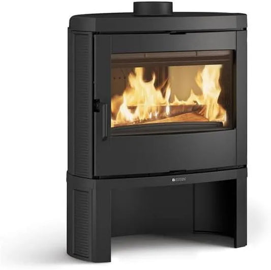 Kaminofen 7119611, La Nordica Jennifer 2.0 Gusseisen in Schwarz
