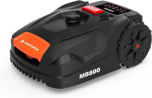 Modell Mähroboter MB800 Yard Force, 20-60 mm Schnitthöhe, 800 m² Abdeckung, Bluetooth-App-Steuerung