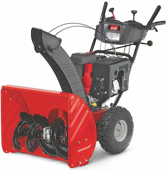 Schneefräse ME 66 Optima, Breite 66 cm, Seilzug & E-Start 230 V, rot
