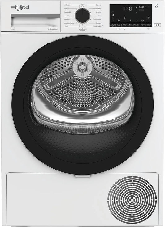 Whirlpool Wäschetrockner, Option Licht Korb. 84,6 x 59,8 x 60,7 cm, C WD 103M WBS IT, Gewicht 10 kg mit Wärmepumpe, in freistehender Ausführung