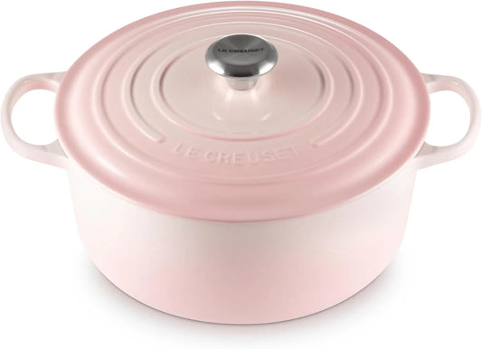 Signature Gusseisen-Bräter mit Deckel 21177287774430 Le Creuset, Ø 28 cm, Volumen: 6,7 l, Gewicht 6,125 kg, Rund, Shell Pink