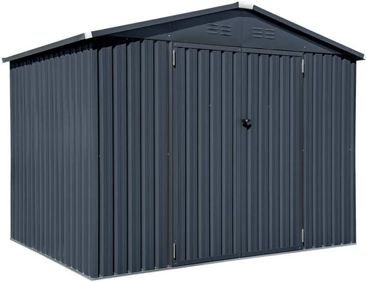 Gerätehaus Westmann Stahl, Minor 86, Maße 182x247x197 cm, Anthrazit