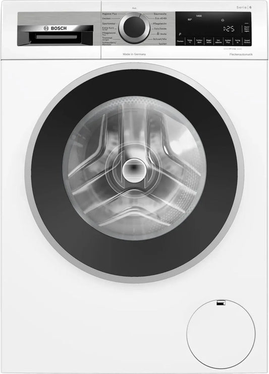 Bosch Waschmaschine WGG244120 1400, Serie 6, Frontbeladung, Gewicht 9 kg, entfernt 16 Fleckenarten, UpM, Made in Germany, SpeedPerfect, AquaStop