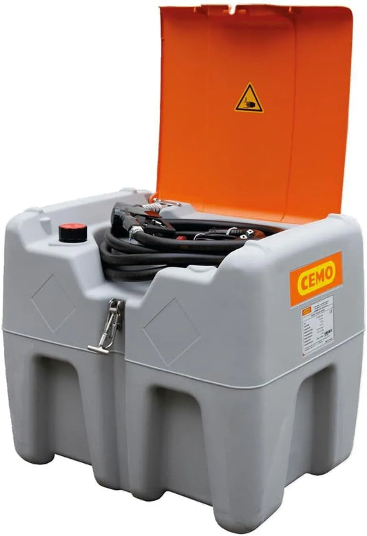Pumpe, Cemo DT Mobile Easy Diesel Tank 210 Liter & Cematic 12V mit Deckel