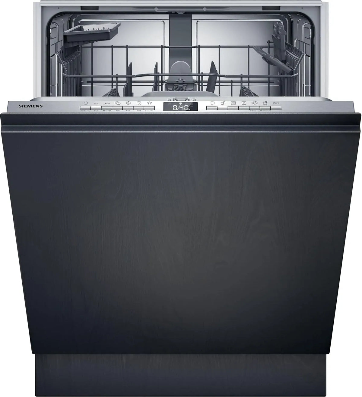 Siemens Geschirrspüler SX63EX04TE iQ300, Smarte Spülmaschine, effiziente Trocknung, intensiveZone, infoLight, XXL Vollintegriert 60 cm