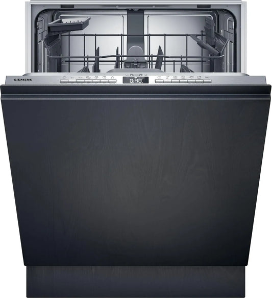Siemens Geschirrspüler SX63EX04TE iQ300, Smarte Spülmaschine, effiziente Trocknung, intensiveZone, infoLight, XXL Vollintegriert 60 cm