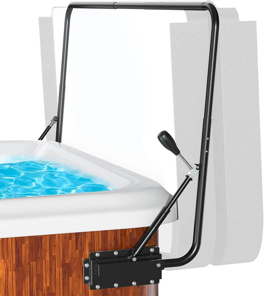 Whirlpool Abdeckungsheber mit Sicherheitsverriegelung, verstellbare Höhe und Breite, Zubehör passt bis zu 243,8 cm Breite, Spa-Deckelheber