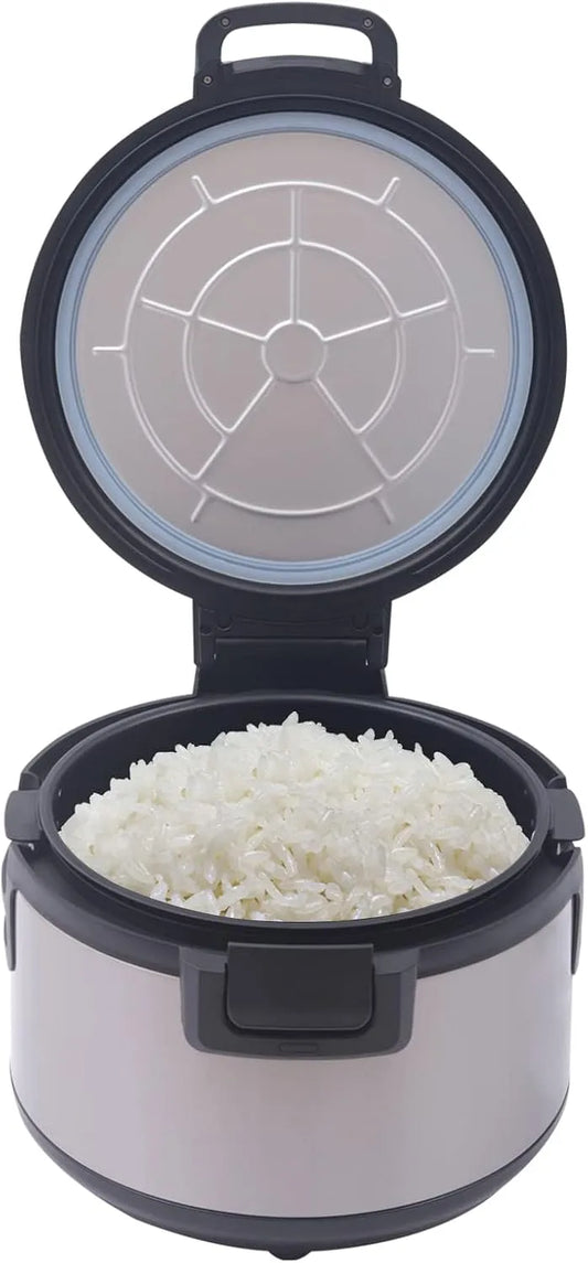 Reiskocher, Erwärmung Temperatur 68℃, Warmhaltefunktion, für Reis, Suppe, Fassungsvermögen 19L 100W Multikocher, Duale Temperaturregelung, Brei