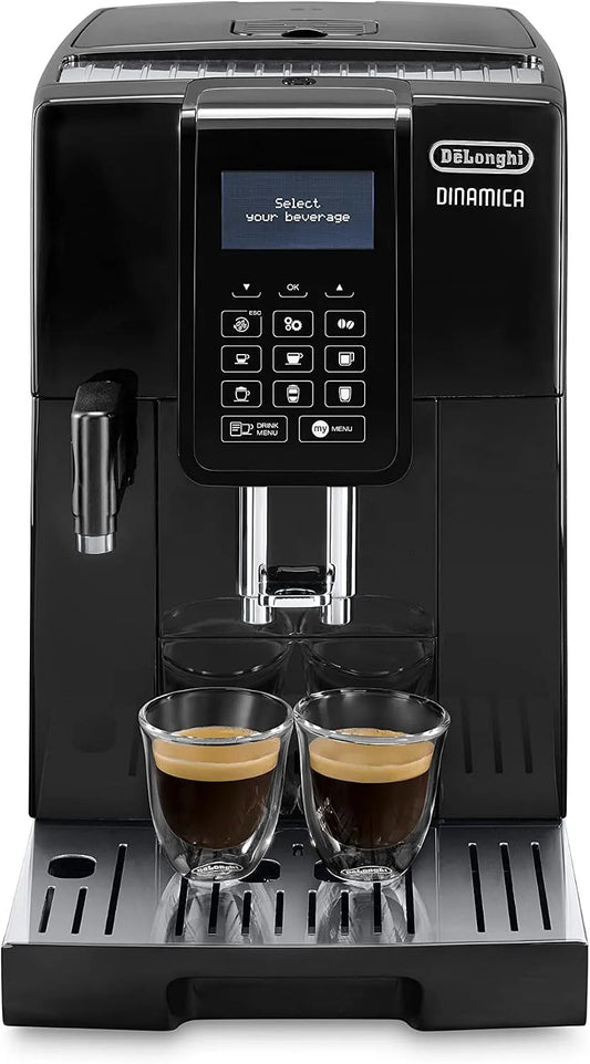 De'Longhi Espressomaschine ECAM353.75.B, Kaffeevollautomat mit LatteCrema Milchsystem, Kaffeevollautomat Modell, in Schwarz