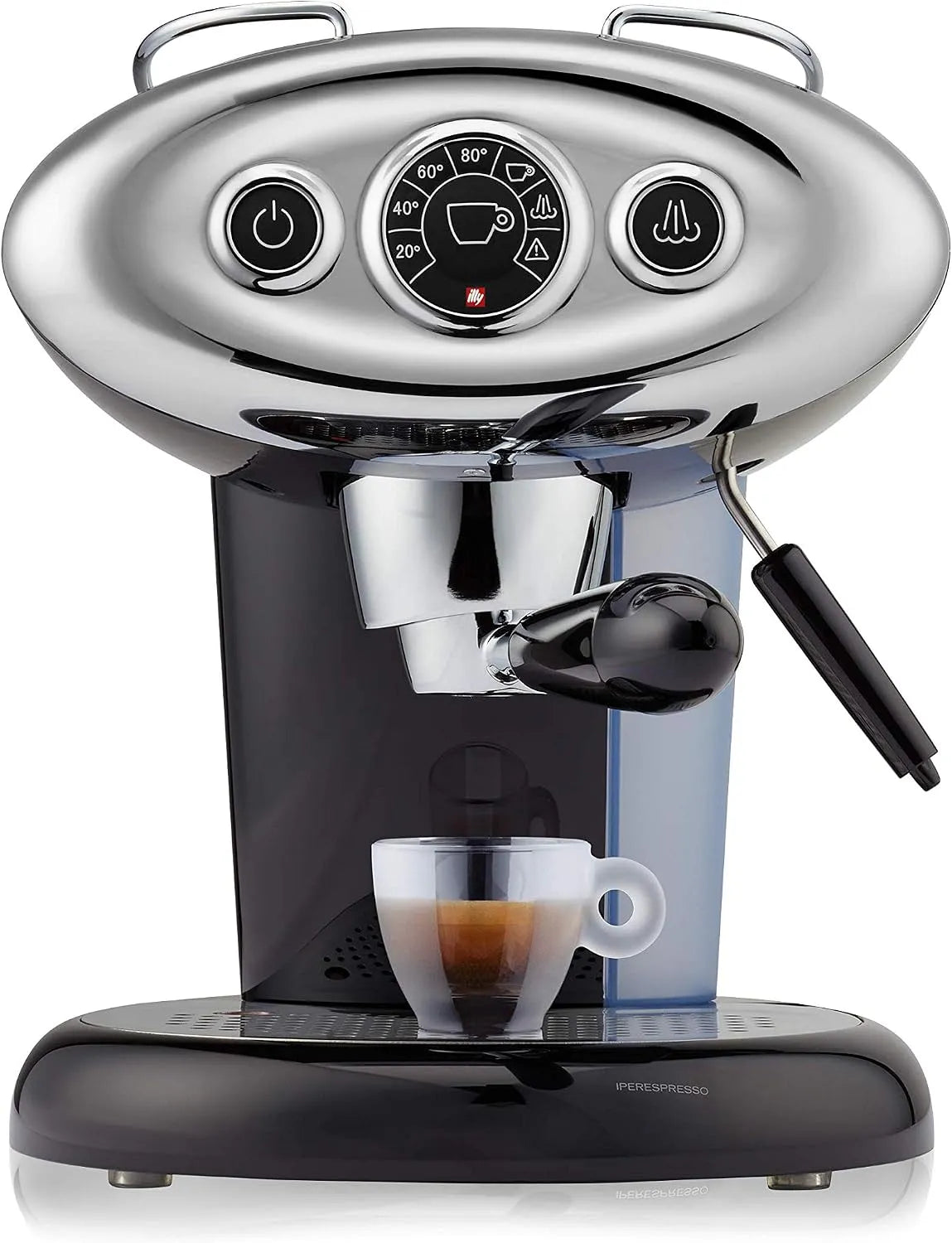 Modell X7.1 illy Kaffee, Kaffemaschine für Iperespresso Kapseln in Schwarz