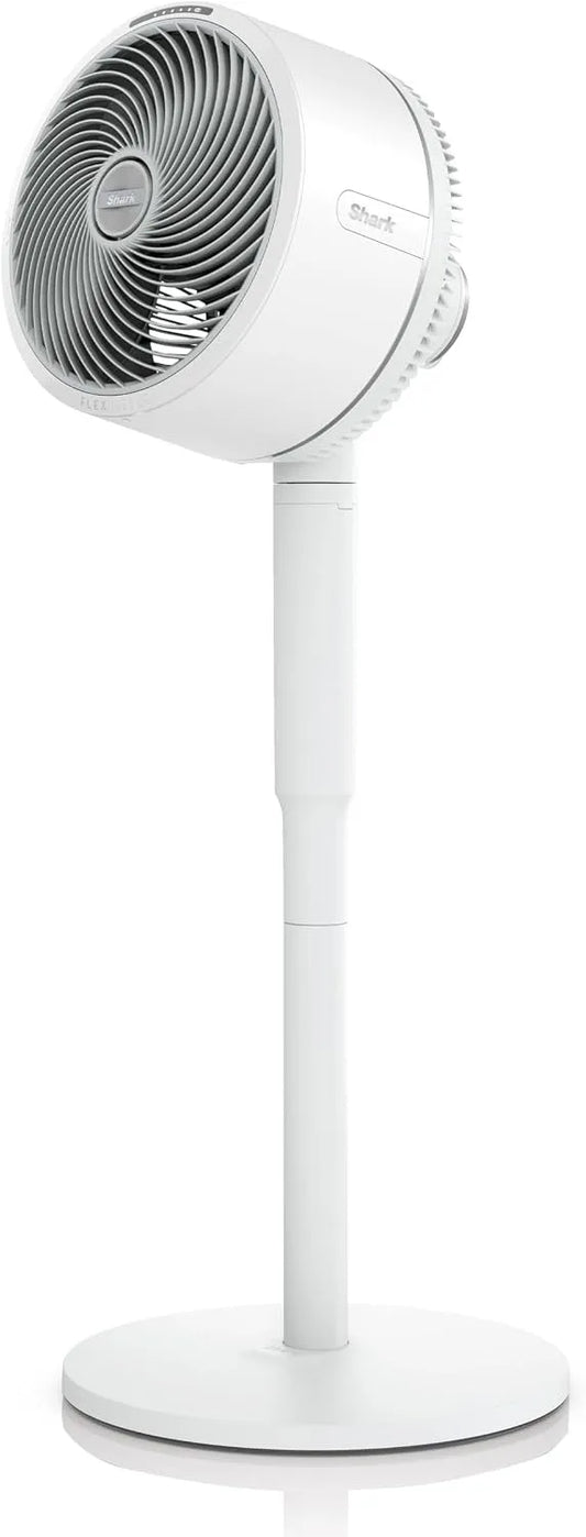 Shark Ventilator FA220EU, Hybrid Kabelgebunden & Kabellos, für Innen- und Außenbereich, Ultraleistungsstark, Weiß, FlexBreeze Leise, Tragbar