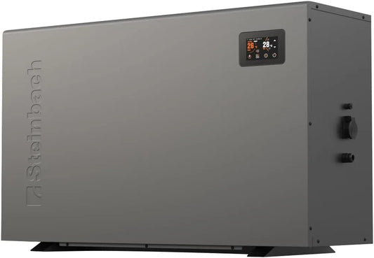 Pool 049315Z R290-Kältemittel, STEINBACH Wärmepumpe Silent 13, Inverter Wärmepumpe bis 60.000 l, Heizleistung 13 kW, Heiz- und Kühlfunktion