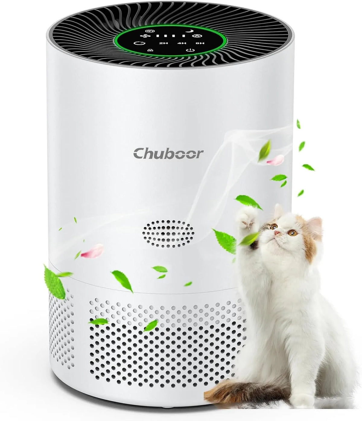 Luftreiniger, Staub und Tierhaare 305m³, 3 Geschwindigkeitsstufen, 3 Geschwindigkeitsstufen, Auto-Modus, Luftqualitätsanzeige, 305m³/h, 25dB
