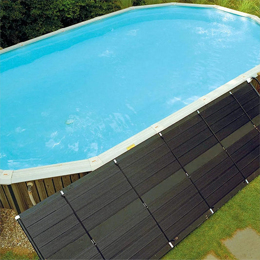 Pool S421P, 80 m², SunHeater Heizsystem, aus robustem Polypropylen, inklusive. Zwei 2 x 20 m Paneele, erhöht die Temperatur bis zu -9,4 °C