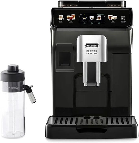 De'Longhi Kaffeemaschine ECAM450.65.G, Espressomaschine, Eletta Explore Cold Brew, Barista mit LatteCrema Hot & Cold, Kaltextraktion, Touchdisplay