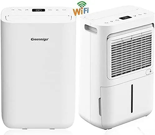 Luftentfeuchter ALPHA-Q13 Alpha Serie, Fassungsvermögen 13L, 13L/Tag, Raumentfeuchter Entfeuchter geeignet für Räume 20m² bis 50m², Pro WiFi