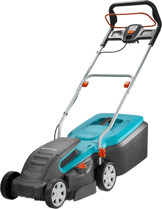 Rasenmäher 5034-20 Gardena PowerMax Elektro, 1400/34: bis 400 m², 34 cm Schnittbreite, Fassungsvermögen 40 l Fassungsvolumen, ErgoTec Plus-Handgriff