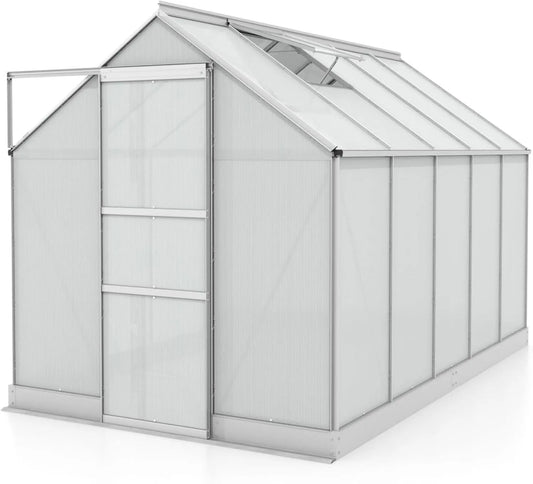 Gewächshaus 6200 Vitavia, 4 mm HKP, 6,2 m², Apollo ', Aluminium eloxiert, Wetterfestes & stabiles Treibhaus, für Gemüse & Pflanzen, Robust & langlebig