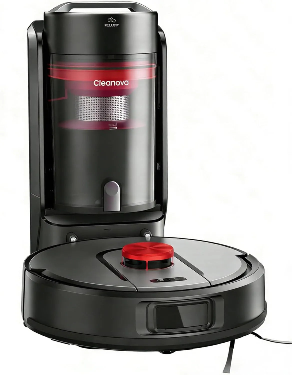 Saugroboter Vexilar, Staubsauger Roboter mit Beutellose Entleerungsstation, 3-in-1 Saug und Wischroboter für Tierhaare, mit Wischfunktion, Teppiche