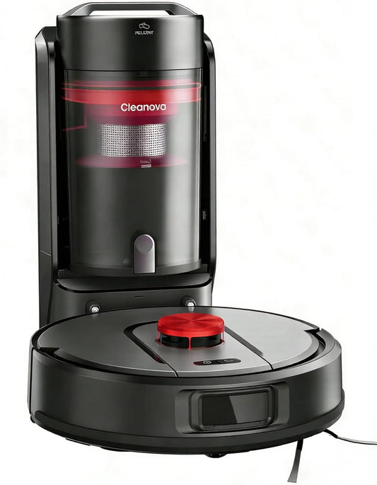 Saugroboter Vexilar, Staubsauger Roboter mit Beutellose Entleerungsstation, 3-in-1 Saug und Wischroboter für Tierhaare, mit Wischfunktion, Teppiche