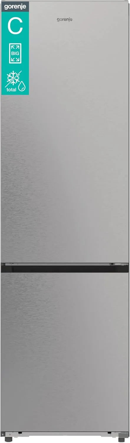 Gorenje Kühl-Gefrierkombination NRB620C6X4WFE 8cm/Farbe Grau, Fassungsvermögen 413 Liter, 413 8cm, in freistehender Ausführung, ConnectLife, 8cm/Grau