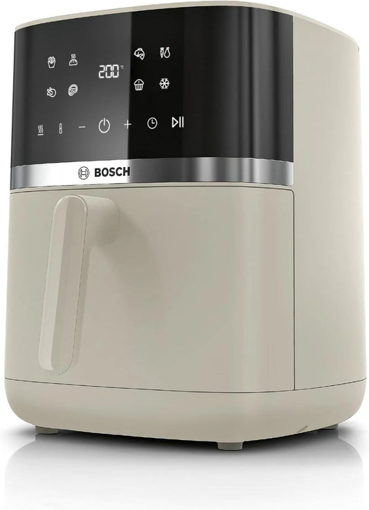 Bosch Heißluftfritteuse MAF462C0, Serie 4, XL Air Fryer, 6,1 L Fassungsvermögen, 7 Voreinstellungen, creme, Auftau- und Warmhaltefunktion, Touchscreen