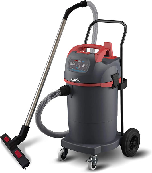 Nass-/Trockensauger LD-1445 Starmix uClean Wet, Leistung 1400 W, Fassungsvermögen 45 L, Power-Modus, mit Ablassschlauch, stabilem Fahrgestell