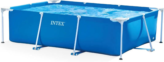 Intex Pool, Maße 300 x 200 x 75 cm, Rectangular Frame, Blau