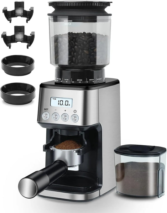 Kaffeemühle Homtone Elektrisch, mit 51 Mahlgrade, Leistung 160W, für Siebträger, Coffee Grinder für Espresso, Tropfkaffee, French Press