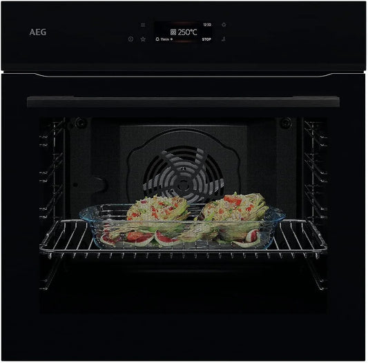 AEG Backofen NBE7P60SB, MealAssist Pyrolyse in Schwarz