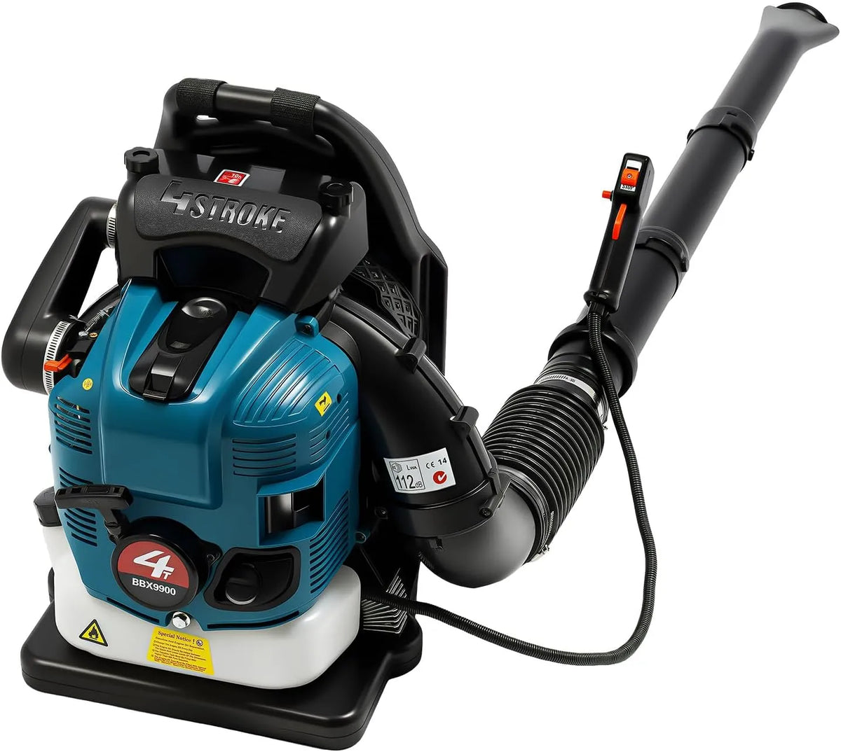 Laubbläser m³/498, 75,6CC Benzin Rückentragbar Rückentragbar 4-Takt Motor, 14,1 m³, 498 ft³, Einstellbarer Geschwindigkeit, Schalldämpfer, Modell m³