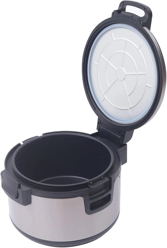 Kochtopf 19LReishunger, Duale Temperaturregelung 68℃, 72℃ Rice Cooker Elektrisch Reiskocher, Multikocherfunktionen Küche Reis 100W
