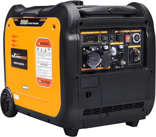 Stromerzeuger USB 230 V, mit Steckdosen, maXpeedingrods 5500 Watt Inverter inklusive Fernbedienung Notstromaggregat