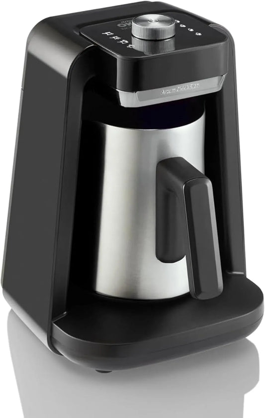 RICH SPIN PRO TURKISH COFFEE MACHINE Arzum OKKA, Chrome