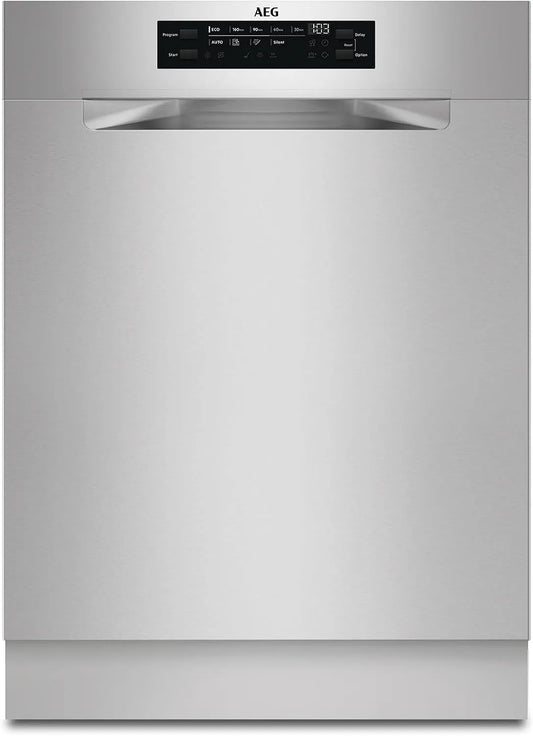 AEG Geschirrspüler 5000 FUS7572APM, Unterbau 60 cm, 44 dB, Spülmaschine Serie: AirDry Kein Nachtrocknen, 14 MG, Energieklasse B, ckschublade