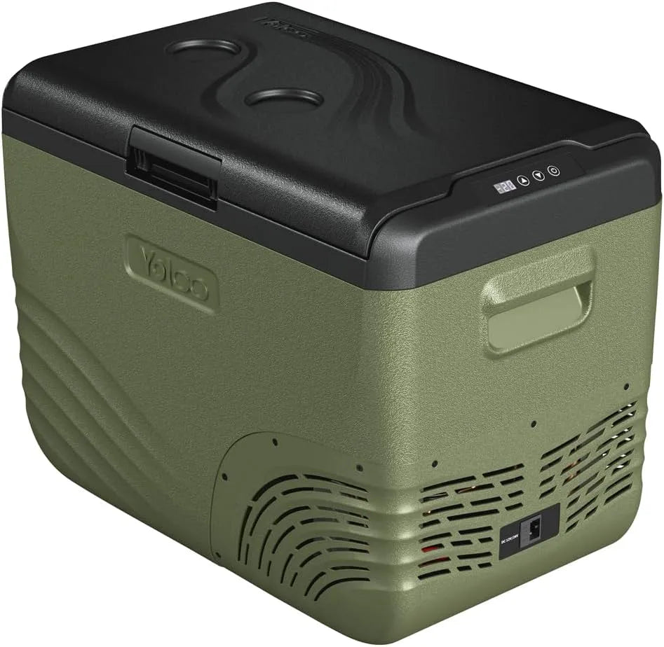 Kompressor NX40 Yolco Green Elektrische, 12/24 V und 230 V, Fassungsvermögen 37 Liter, App Steuerung per Bluetooth, mit USB Anschluss für Auto, LKW