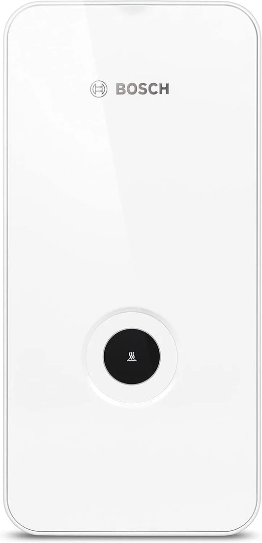 Bosch elektronisch geregelter Durchlauferhitzer Tronic Line 21/24/27 kW, Energieklasse A, druckfest, moderne Glas-Optik, umschaltbar, weiß