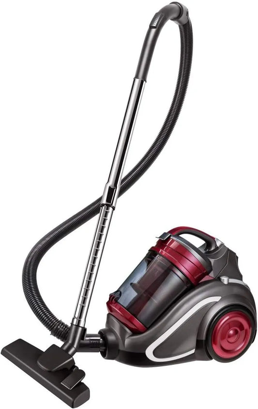 Staubsauger OZEANOS, ohne Beutel，3D Filter-System Zylinder, 700 Watt, 8m Aktionsradius, Fassungsvermögen 4L Staubbehälter, HEPA-Filter