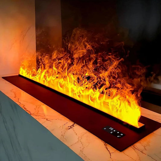 Realistischer LED-Flamme Wasserdampf-Kamin mit, einstellbare Farben und Ebenen für Innendekoration