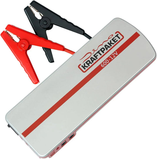 Modell Starthilfegerät 66.6Wh 18000mAh 12V-600A Dino KRAFTPAKET, KFZ Starthilfe Powerbank für Diesel & Benziner, Blei-Säure, EFB, GEL, AGM-Batterie